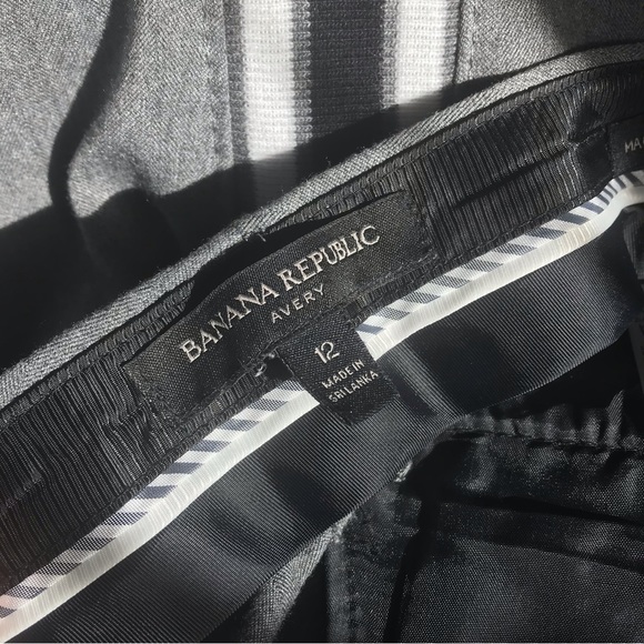 Jersey Striped Banana Republic Avery Pants Size 10 - Picture 5 of 7